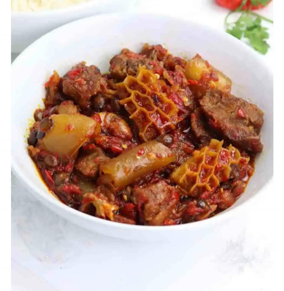 Locust bean stew